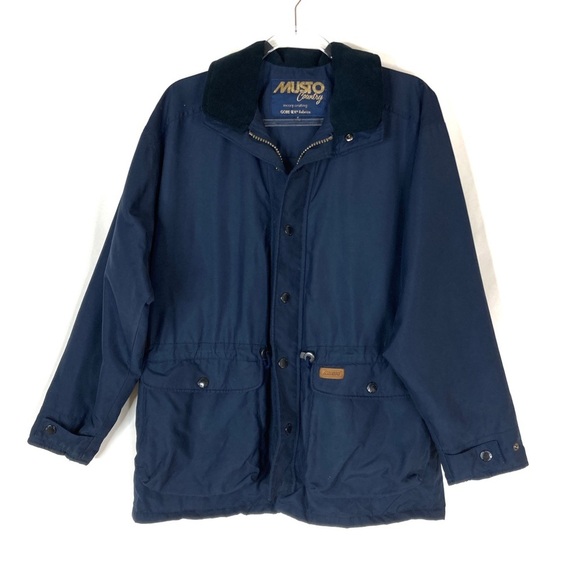 Musto CountryDark Blue GORE-TEX Poly Coated Polyester Coat S